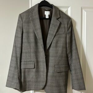 Brown/Black Pattern Suit Jacket